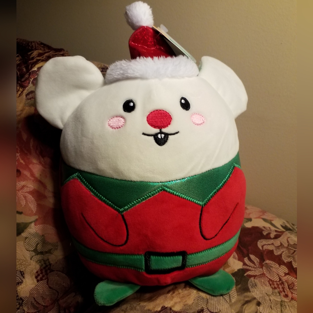 Merry & Bright Holiday Squishy Elf Mouse